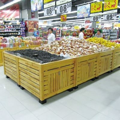 SC728 超市全木散装货架 散装食品陈列的理想之选