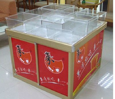 铝制拆装式散装食品货架 灵活陈列进口零食的理想解决方案